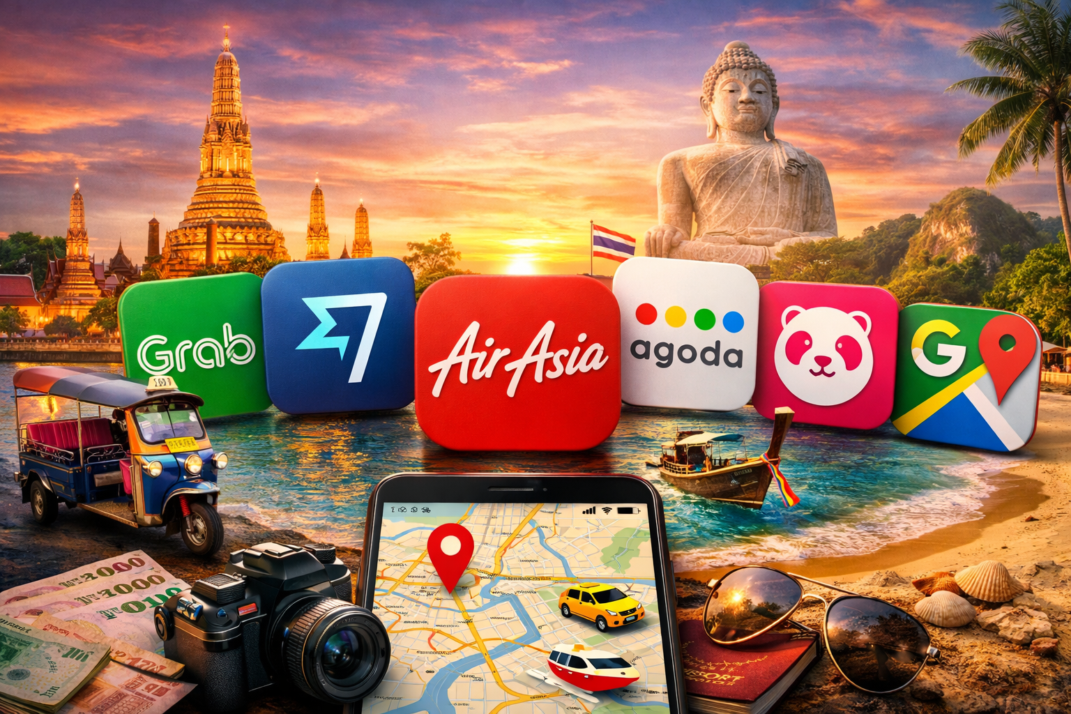 7 aplikacji, które musisz mieć w Tajlandii. Nie daj się naciągnąć!
