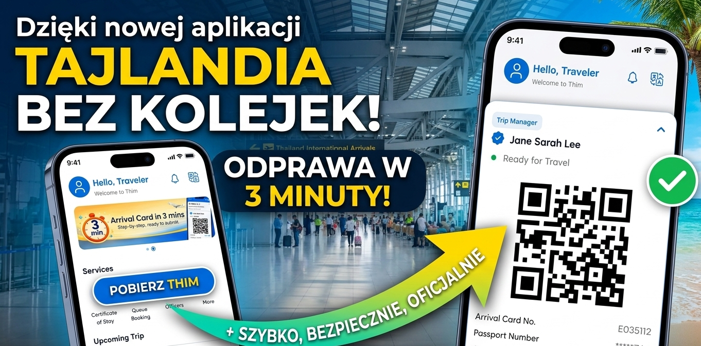 Aplikacja THIM: Jak sprawnie przejść kontrolę paszportową w Tajlandii?