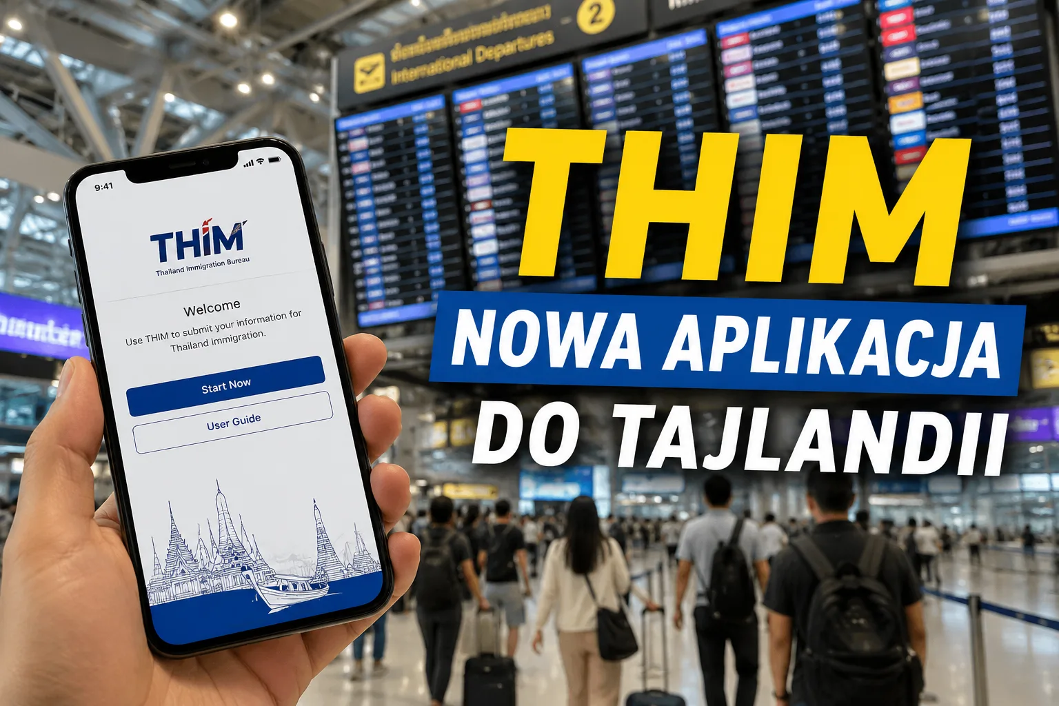 Aplikacja THIM: Jak sprawnie przejść kontrolę paszportową w Tajlandii?