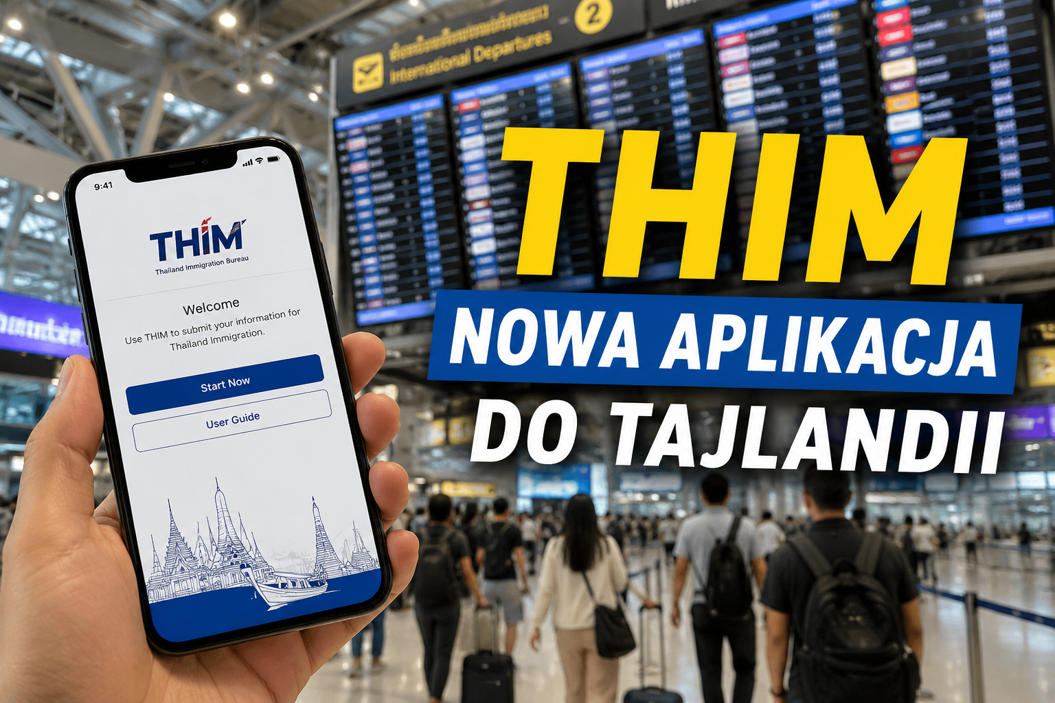 Aplikacja THIM: Jak sprawnie przejść kontrolę paszportową w Tajlandii?